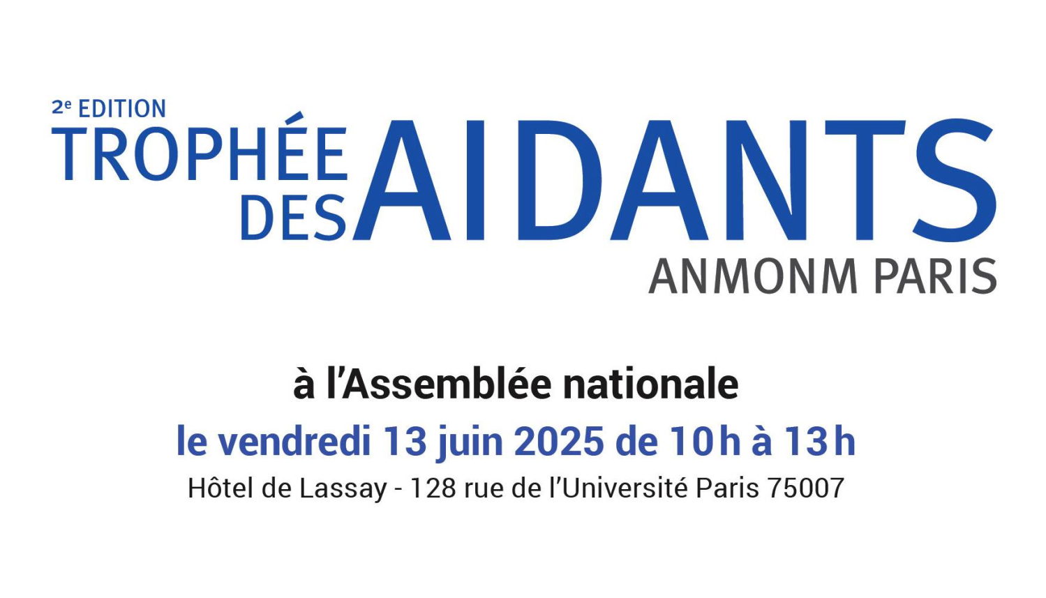 2e Édition du Trophée des Aidants 2e Édition du Trophée des Aidants