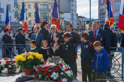 A droite de l'image, Louis Barzu et Louis Cazalas, compagnons de l'ONM